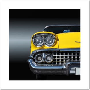 Classic Car Impala 1958 Posters and Art